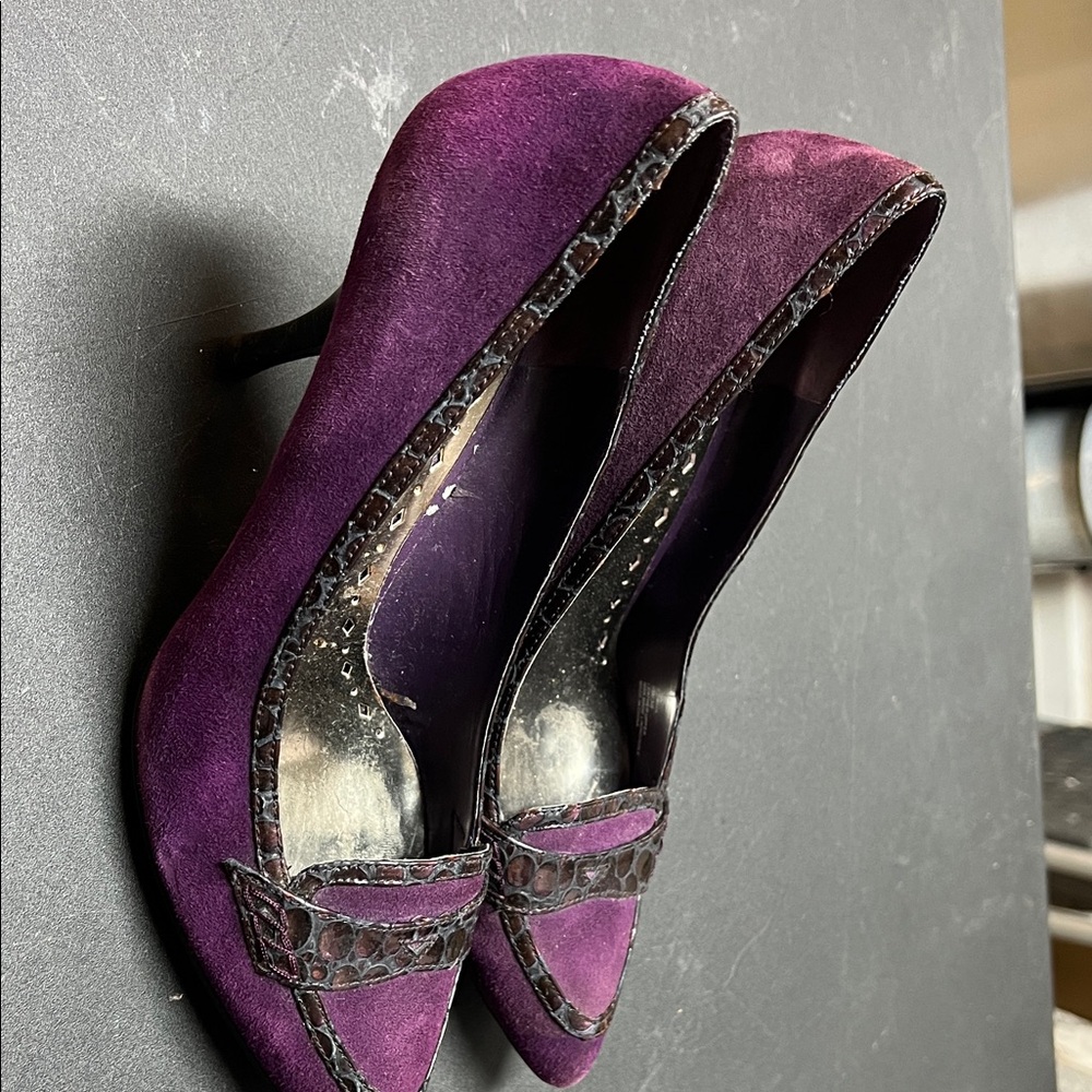BCBGirls Deep Purple Heels - Picture 5 of 10